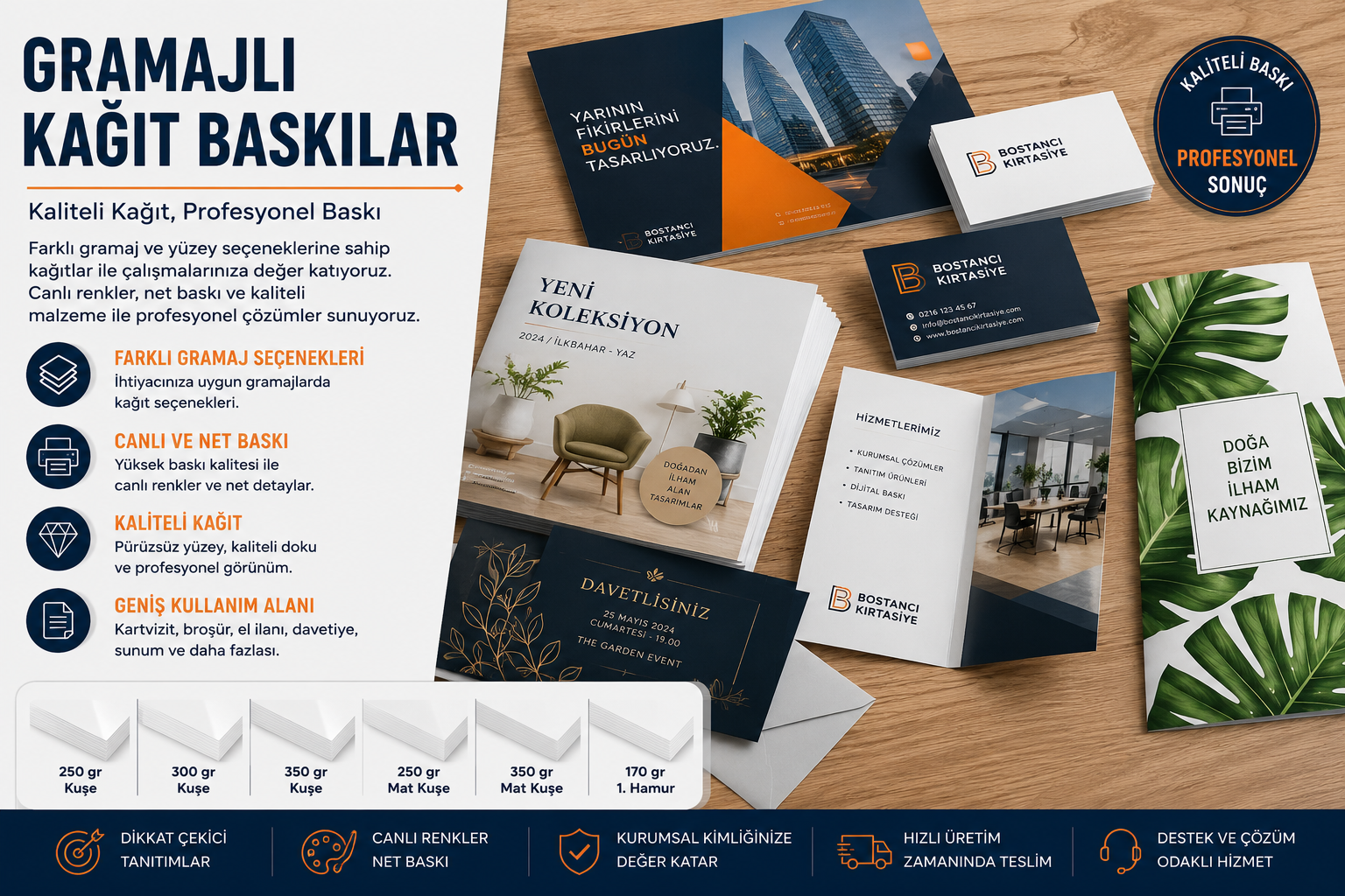 Gramajlı Kağıt Baskılar