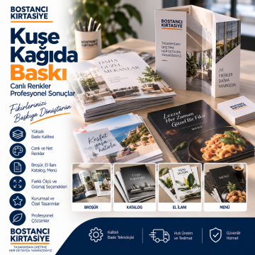 Kuşe Kağıda Baskı